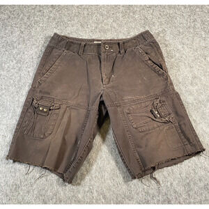 Armani Exchange Charcoal Dark Brown Cargo Shorts Size 31 (32x11.5)